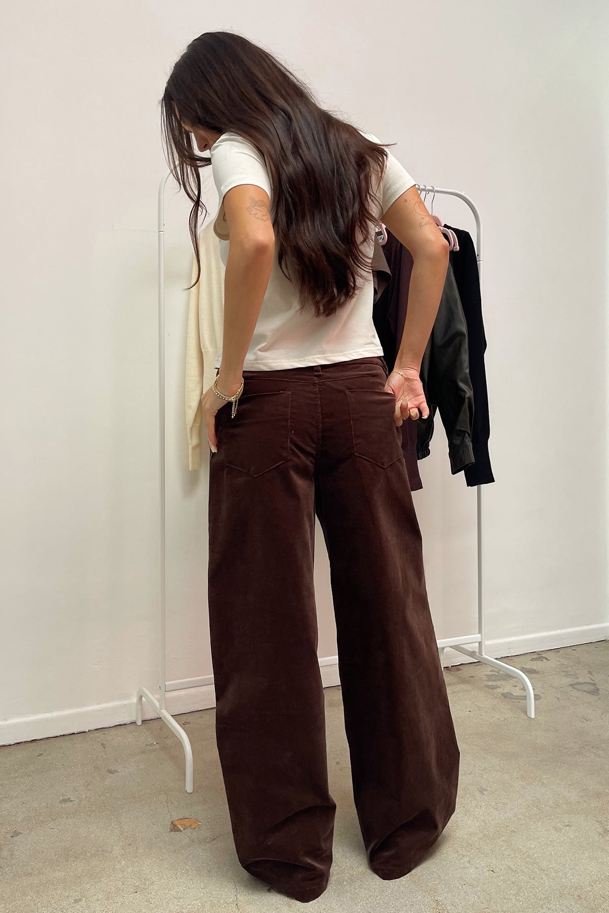 Forrest Brown Corduroy Barrel Pants - Image 5