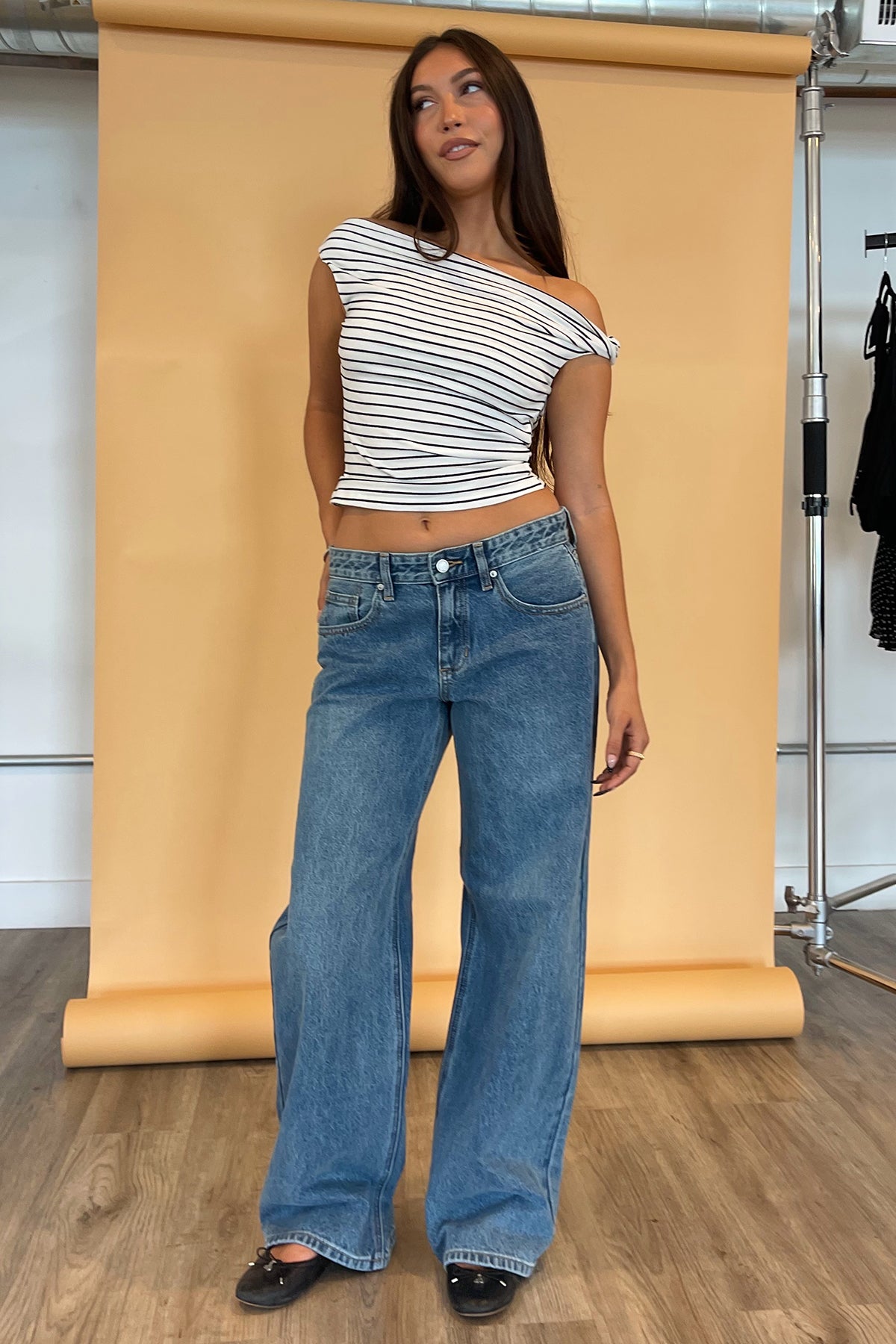 Blueprint True Blue Denim Baggy Wide Leg Jeans - Image 3