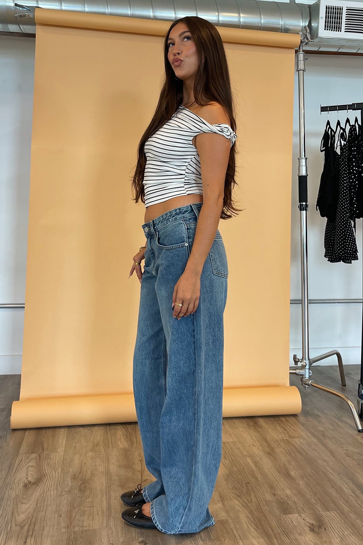 Blueprint True Blue Denim Baggy Wide Leg Jeans - Image 4